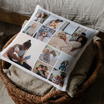 10 Personlig för fotokollage Kudde<br><div class="desc">10 Photo Collage Family Personlig dekorativ kudde från Ricaso - med 10 fotomallar. En underbar fotogåva för dig själv eller andra</div>