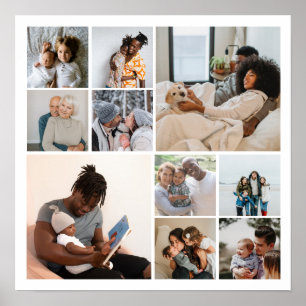 10 Personlig för fotokollage Poster