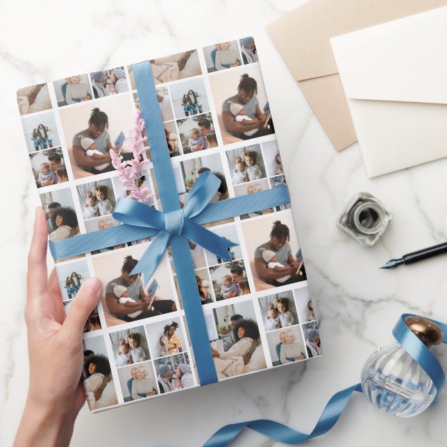 10 Personlig för fotokollage Presentpapper (Gifting)