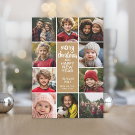 10 Photo Gräns - God jul HNY Simple Julkort