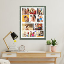 10 Photo Modern Stars Snyggt Grönt Namn