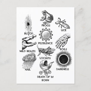 10 Plagues Vykort