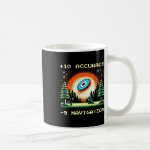 +10 Precision –5 Navigering Pixel Discgolfspelare  Kaffemugg