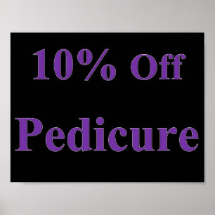 10% rabatt på Pedicure Affisch Matt