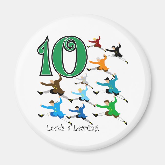 10 radavstånd magnet (Framsidan)