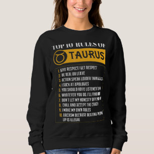 10 Regler av Taurus Zodiac Sign Horoscope Birth T Shirt
