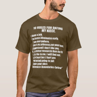 10 Regler som åt min systerdotter, överbeskyddande T Shirt