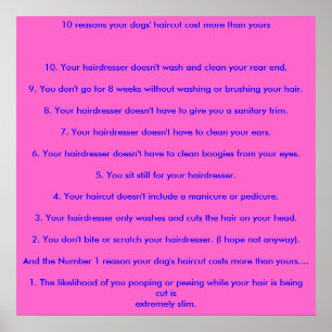 10 resonerar dina hund frisyr kostar mer än yo… poster