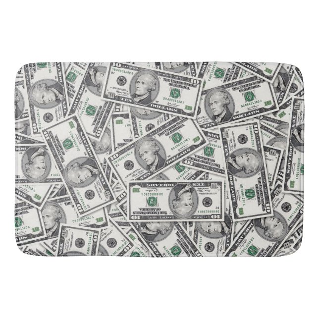 $10 Sedel Mönster Badrumsmatta (Framsidan)
