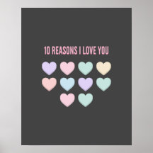 10 skäl jag älskar dig - 10-årspresenter