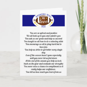 10 skäl till varför vi kärlek fotbolls-fläkt kort