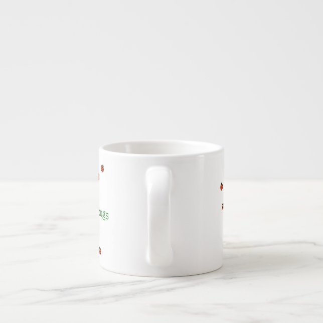 10 slöjor espressomugg (Baksidan)