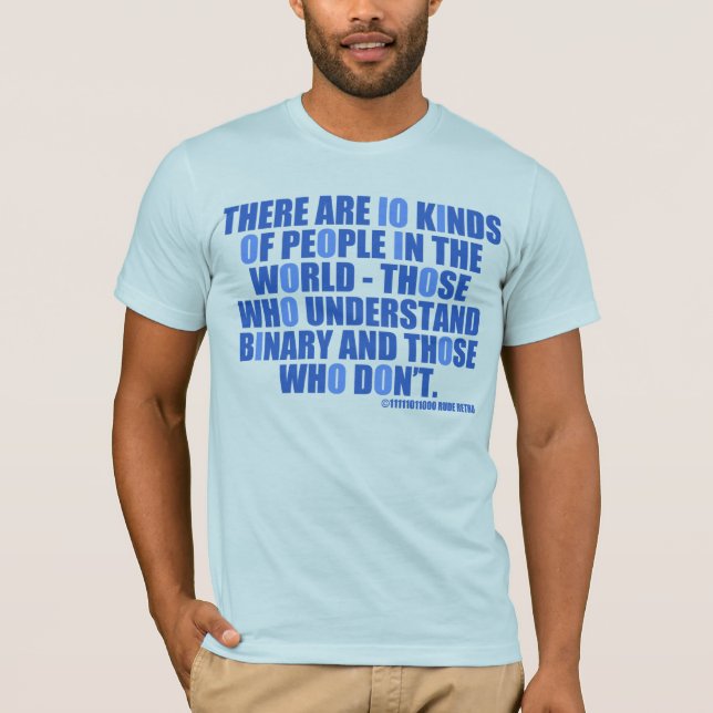 10 sorter av folk T-tröja T Shirt (Framsida)