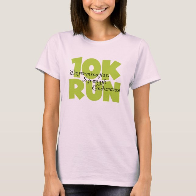 10 Springa Vår Grönt T Shirt (Framsida)