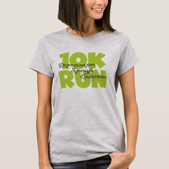 10 Springa Vår Grönt T-shirt (Framsida)