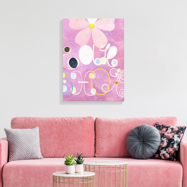 10 Störst, 5, Adulthood | Hilma af Klint | Canvastryck (Insitu (Vardagsrum))