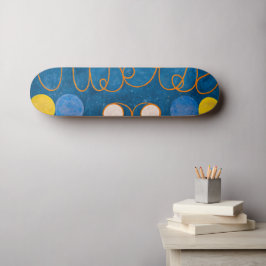 10 Största, 1, barn | Hilma af Klint | Mini Skateboard Bräda 18,5 Cm