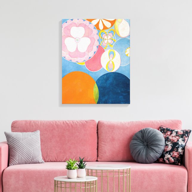 10 Största, 2, Bardatt | Hilma af Klint | Canvastryck (Insitu (Vardagsrum))