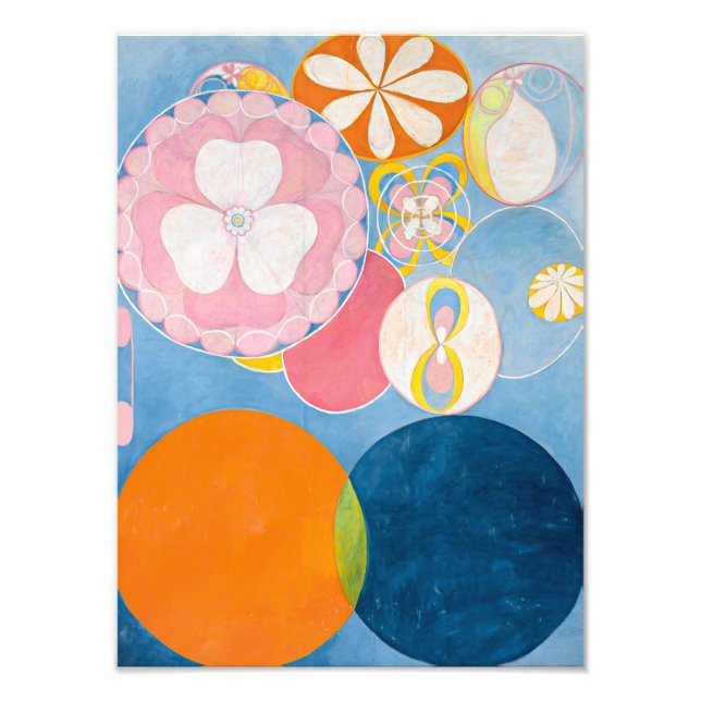 10 Största, 2, Bardatt | Hilma af Klint | Fototryck (Framsidan)