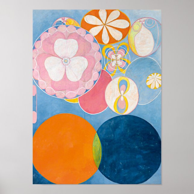 10 Största, 2, Bardatt | Hilma af Klint | Poster (Framsidan)