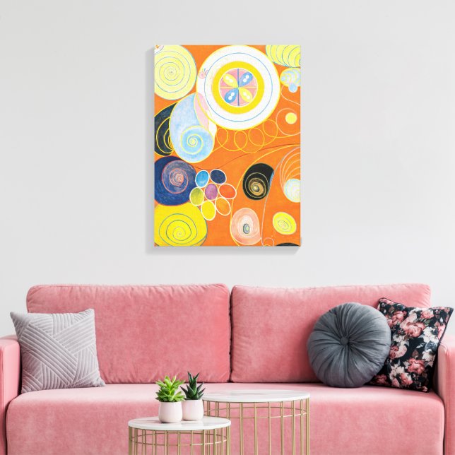 10 Största, 3, Ungdom | Hilma af Klint | Canvastryck (Insitu (Vardagsrum))