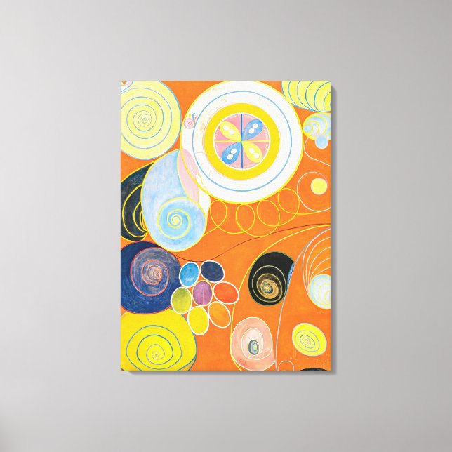10 Största, 3, Ungdom | Hilma af Klint | Canvastryck (Framsida)