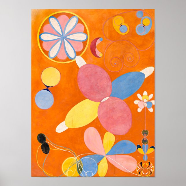 10 Största, 4, Ungdom | Hilma af Klint | Poster (Framsidan)