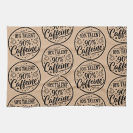 10% Talang 90% Koffein Kökshandduk