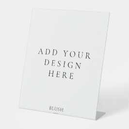 10-tums x12-tums Pedestal-teckenutskrift