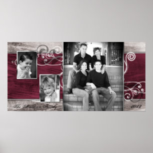 10-tums x20-tums 3-kortplatsfamiljerminaler i magn poster