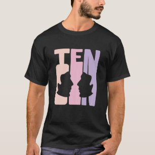 10 Twillingar på födelsedagen Gemini Zodiac Girl 1 T Shirt