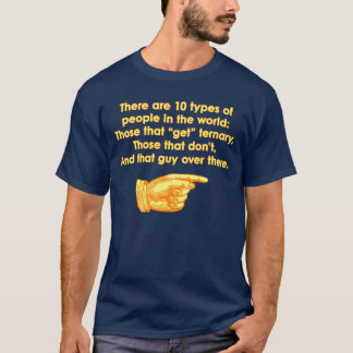 10 typer av folk -- Med en vridning! T-shirt