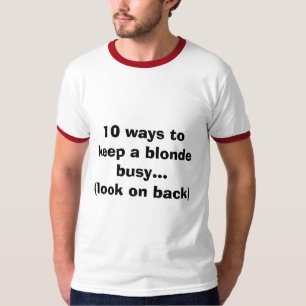 10 väg att hålla ett blont upptaget… (looken p tee shirt