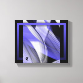 10 x 8-tums Lavender Måne Trend Abstrakt Art Viole Canvastryck