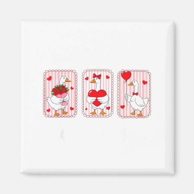 10 Years His Valentine _ Anniversary Couples Valen Magnet (Framsidan)