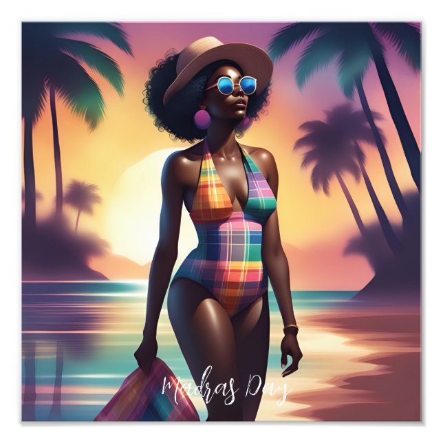 10ème éd. du Madras Day - Edition limitée  #1 Fototryck (Framsidan)