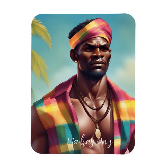 10ème éd. du Madras Day - Edition limitée  #2 Magnet (Vertikal)