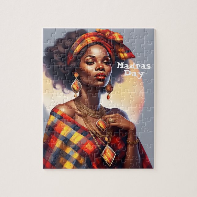 10ème éd. du Madras Day - Edition limitée  Pussel (Vertikal)