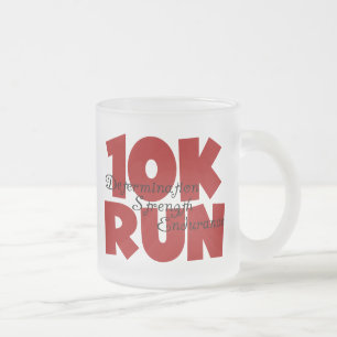 10K Springa Red Frostad Glasmugg