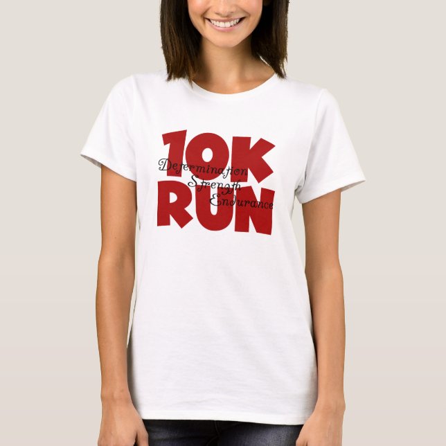 10K Springa Red T Shirt (Framsida)