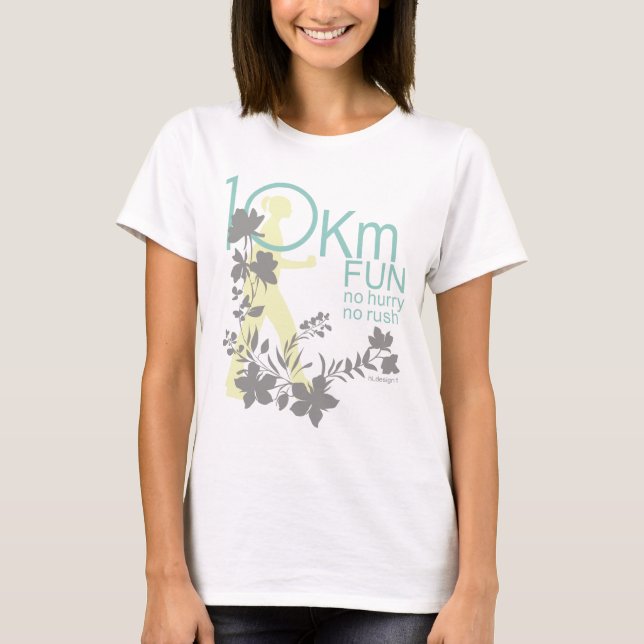 10km fun tee shirt (Framsida)