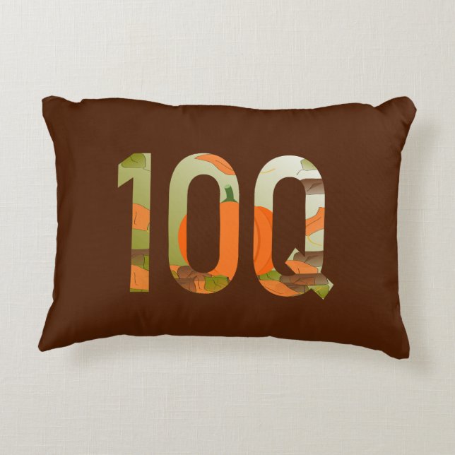 10Q = Tack hundrafaltigt Prydnadskudde (Baksidan)