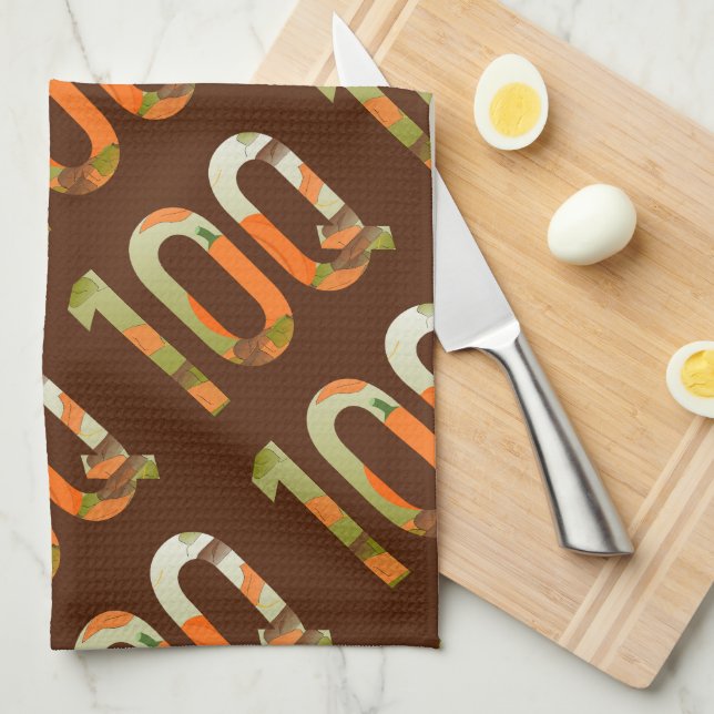 10Q = Thank You a Hundredfold Kökshandduk (Vikt i Fjärdedel)