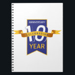 10th_anniversary anteckningsbok<br><div class="desc">10 th Anniversary Design
Created By illustrator,  designer Edward Eksi for your anniversary needs.</div>