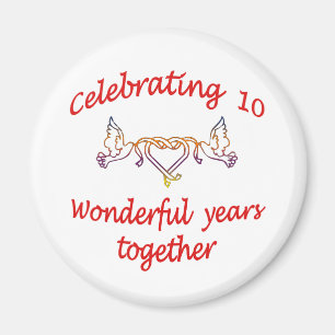 10th. ÅRSDAG Magnet