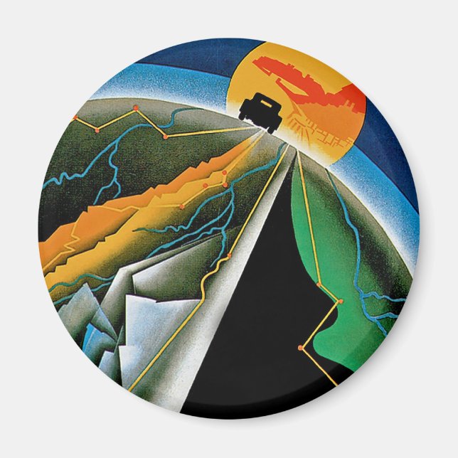 10th Automobile Rally de Monte Carlo Magnet (Framsidan)