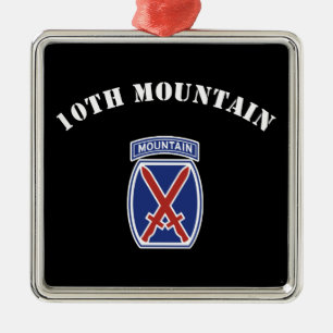 10th Berguppdelning Julgransprydnad Metall