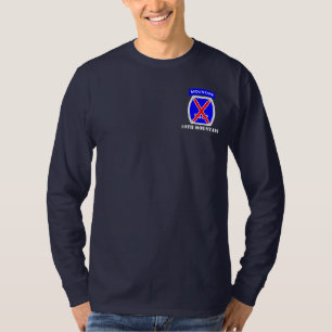 10th Berguppdelningslångärmad T-shirt