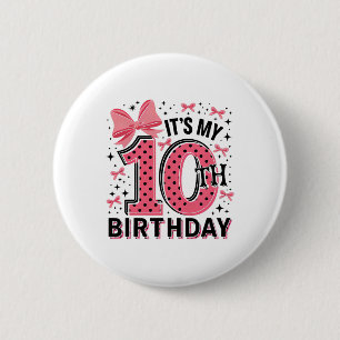 10th Coquette Birthday Girl 10 Years Old Girl Coqu Knapp