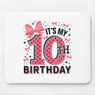 10th Coquette Birthday Girl 10 Years Old Girl Coqu Musmatta